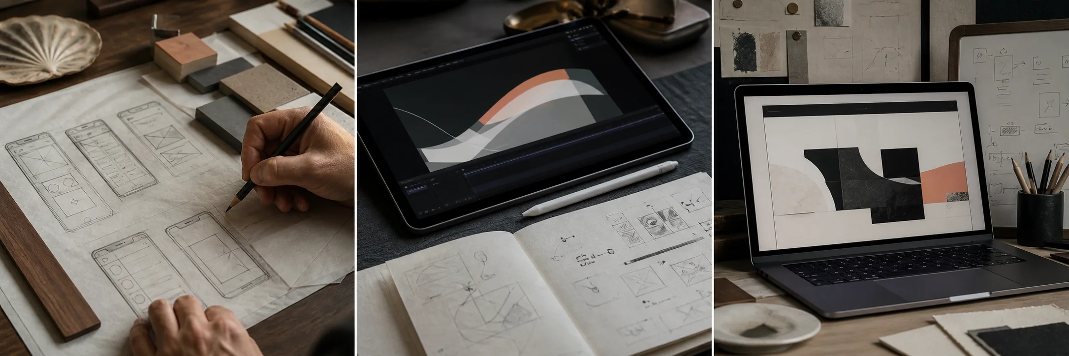 Proceso artesanal para diseñar interfaces digitales